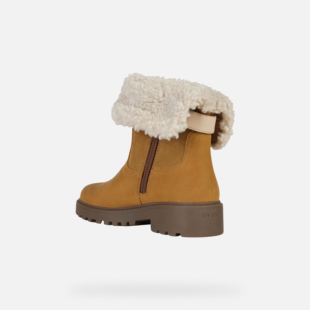 Botas Geox Menina Marrom - Casey - LCGND0273